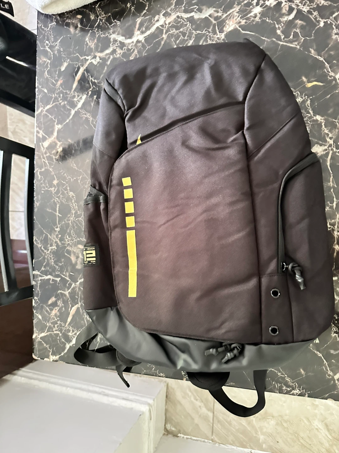 Nike Elite Pro Backpack Black/Gold - photo 4