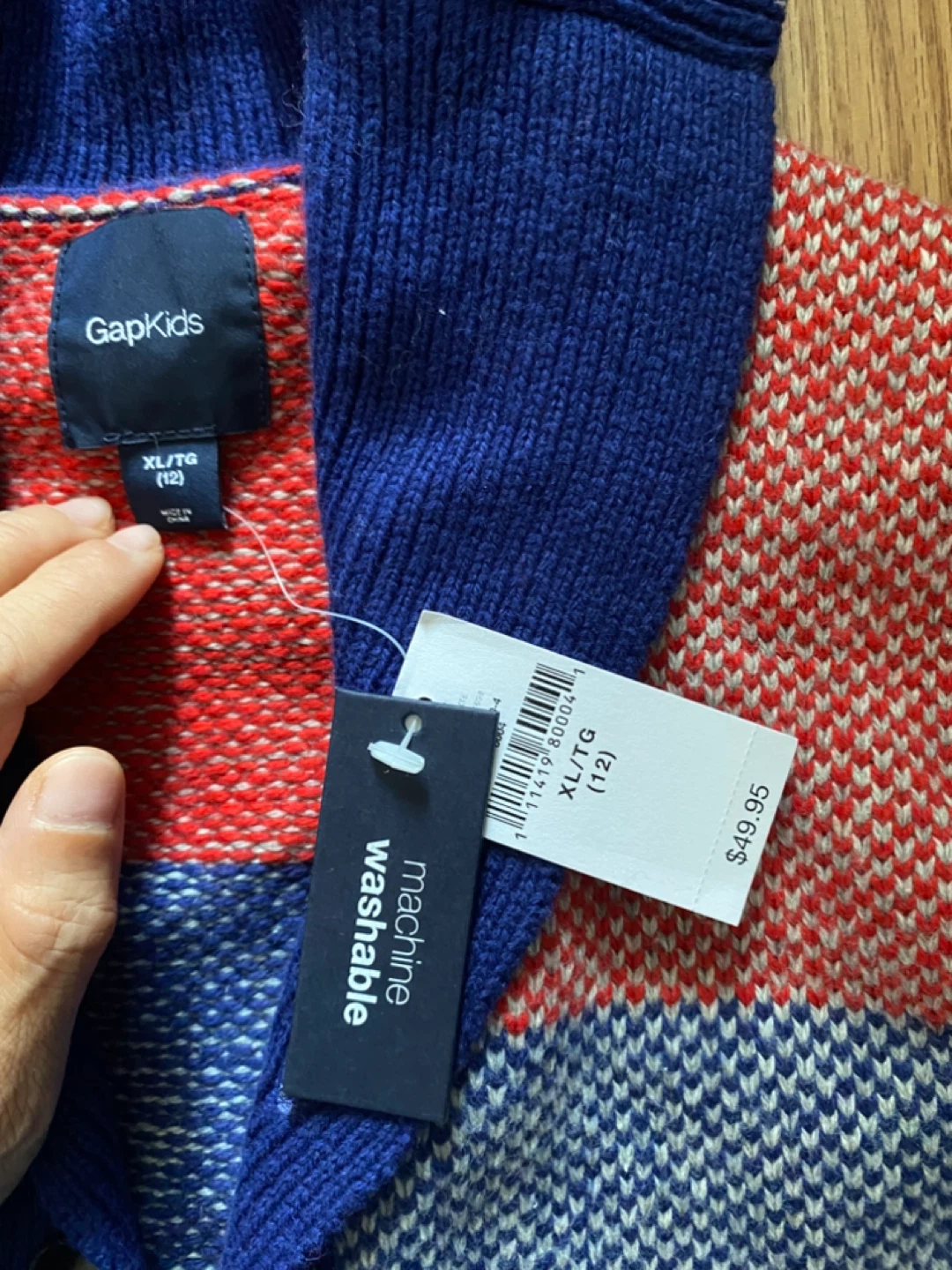 Brand New Gap Kids XL(12) Cardigan Sweater New with Tags! - photo 3