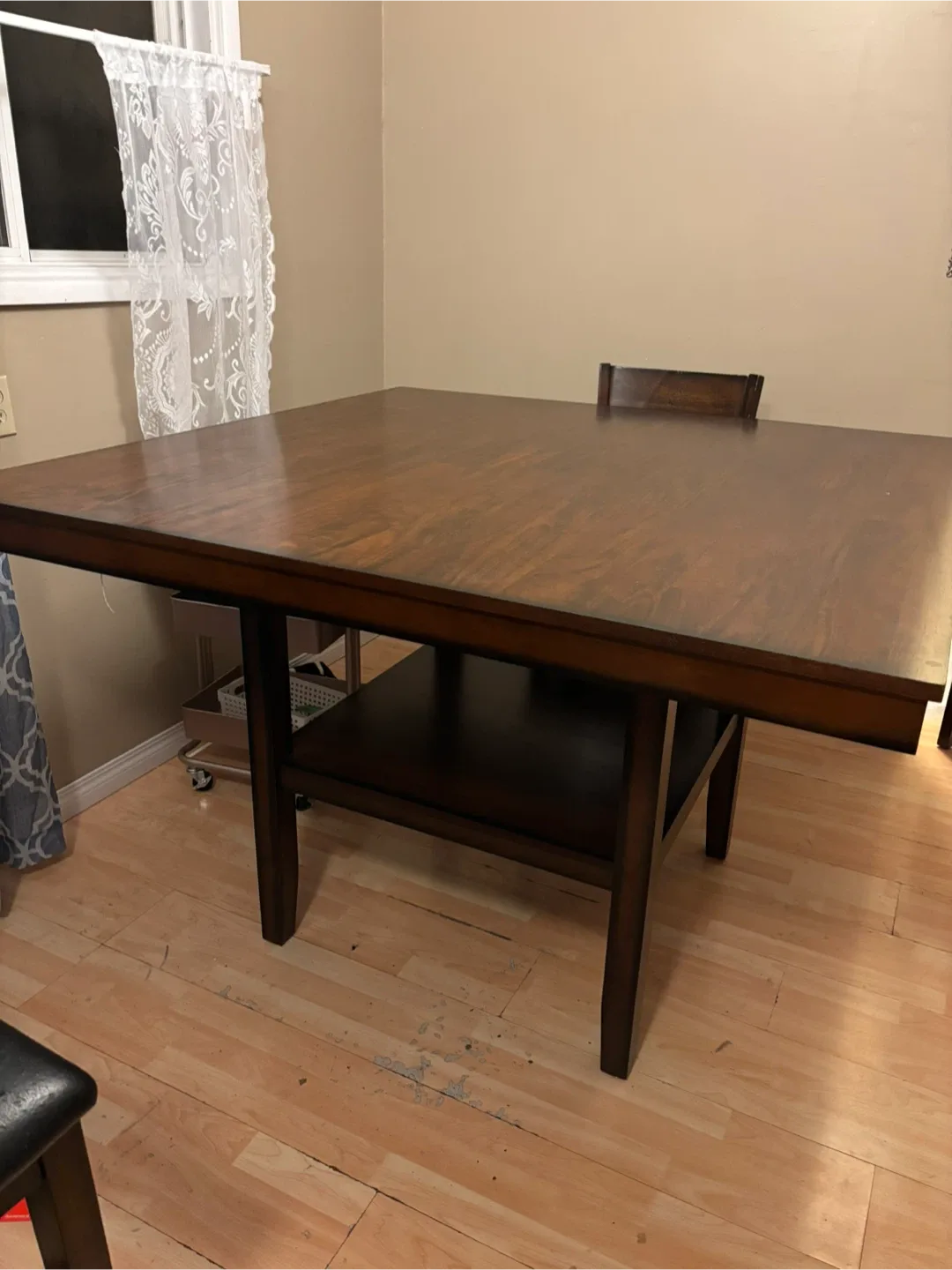 Wooden Dining Table with 4 Chairs