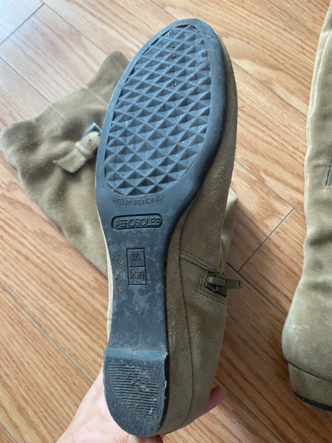 Aerosoles Suede Knee High Boots - Size 6 image indicator(3)