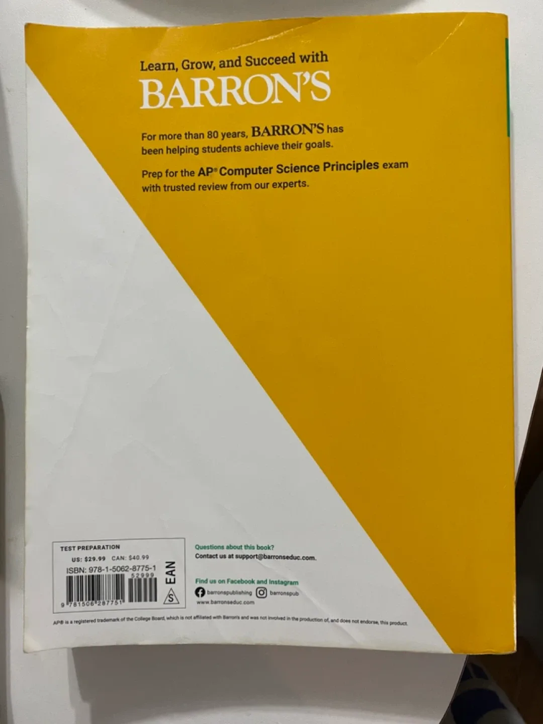 Barron's AP Computer Science Principles Premium 2024 image indicator(2)