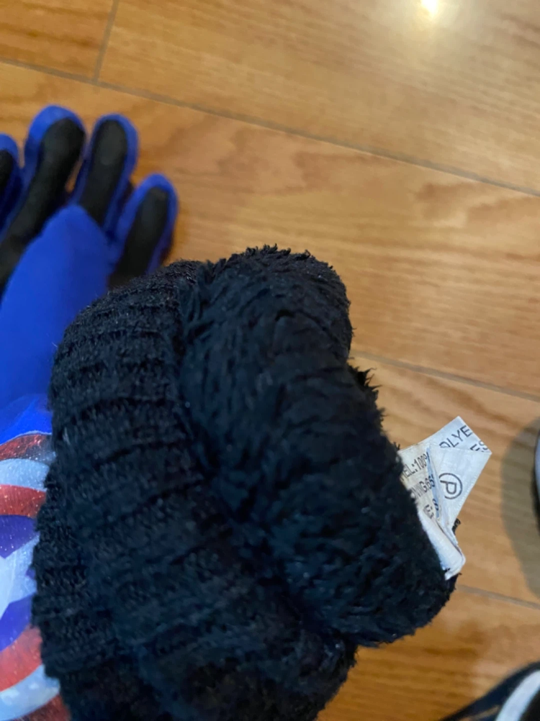 Captain America Kids Gloves, Blue - photo 3