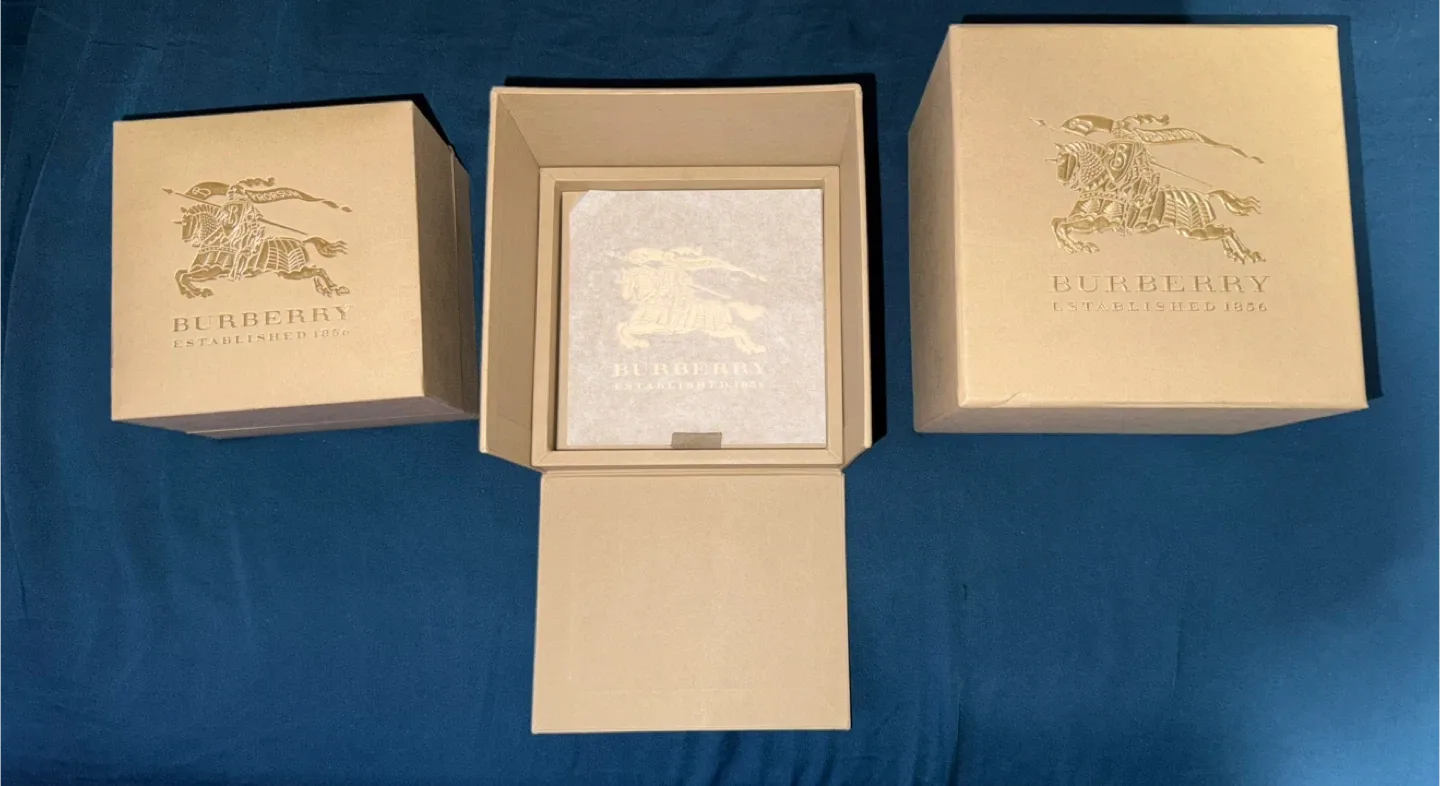 ⌚ Burberry Men’s Swiss Watch – Blue Dial & Sapphire Crystal image indicator(2)