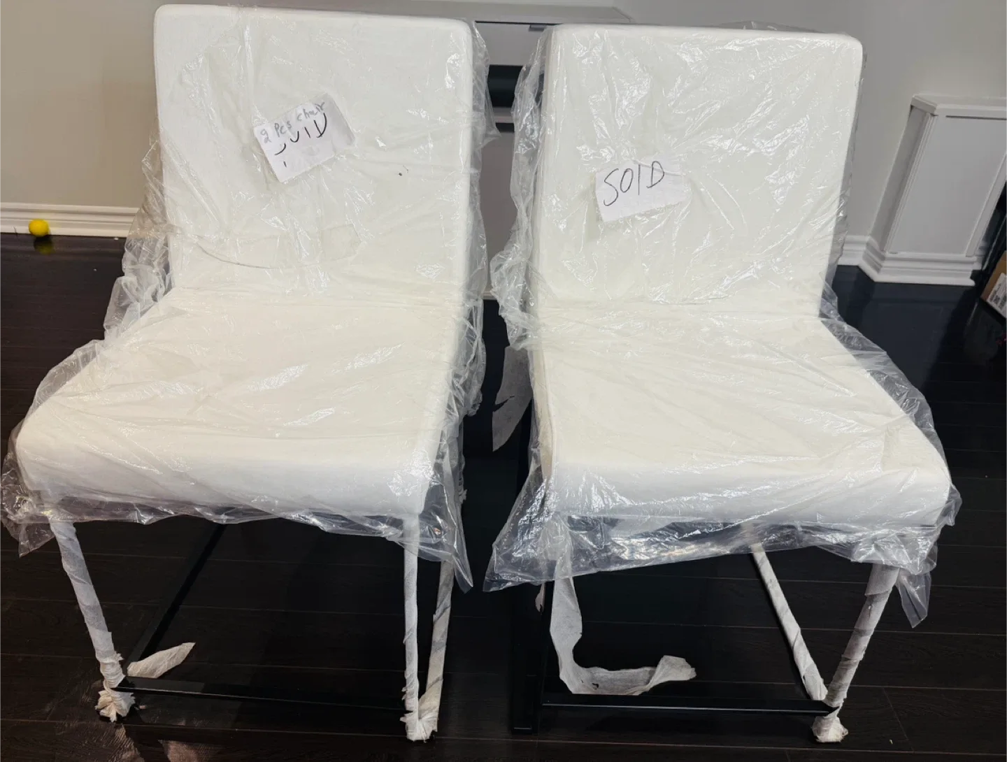 White Bar Stools - Set of 2 image indicator(2)