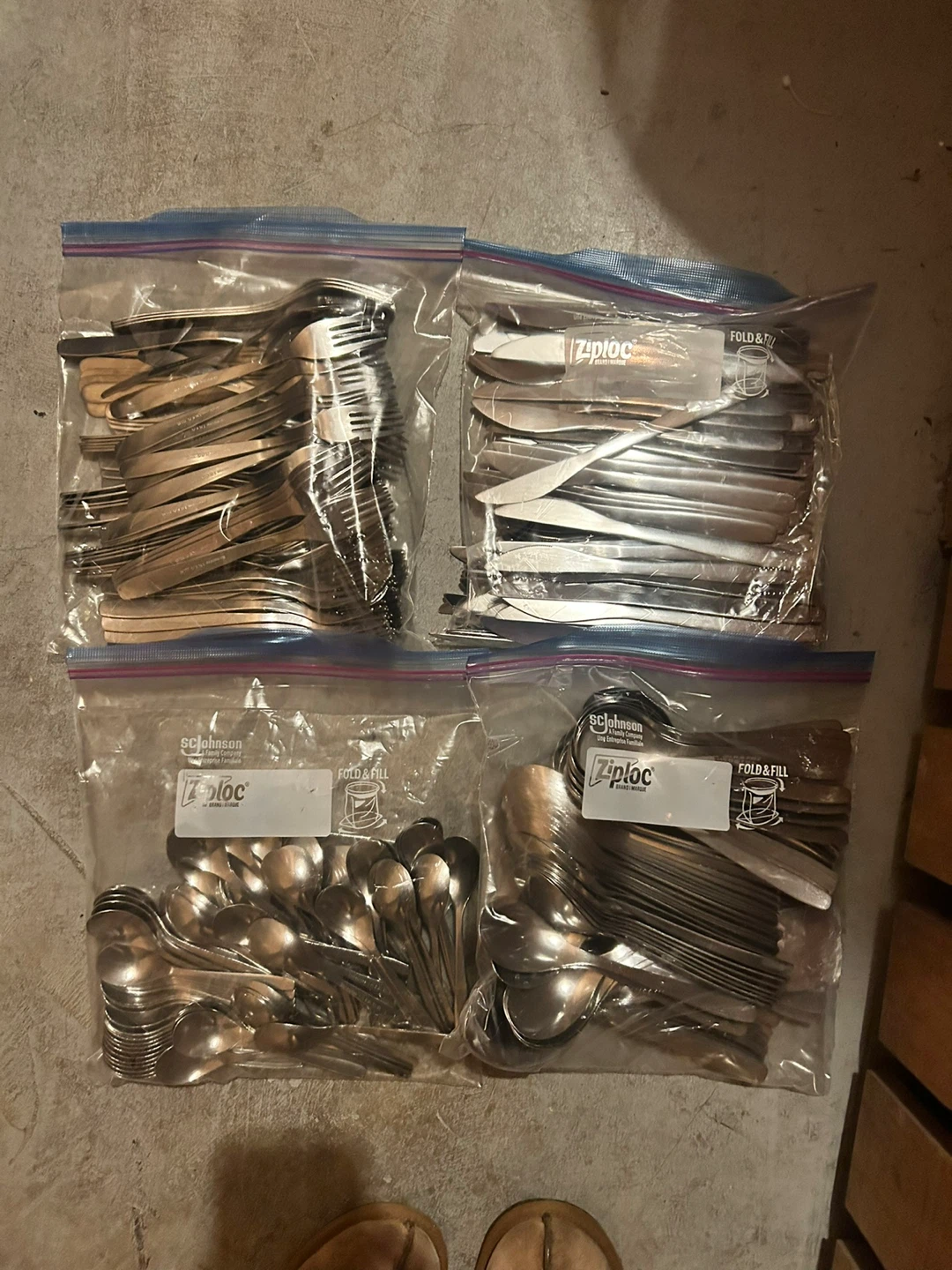 Bulk Cutlery Set - 90 sets of Forks, Spoons, Knives