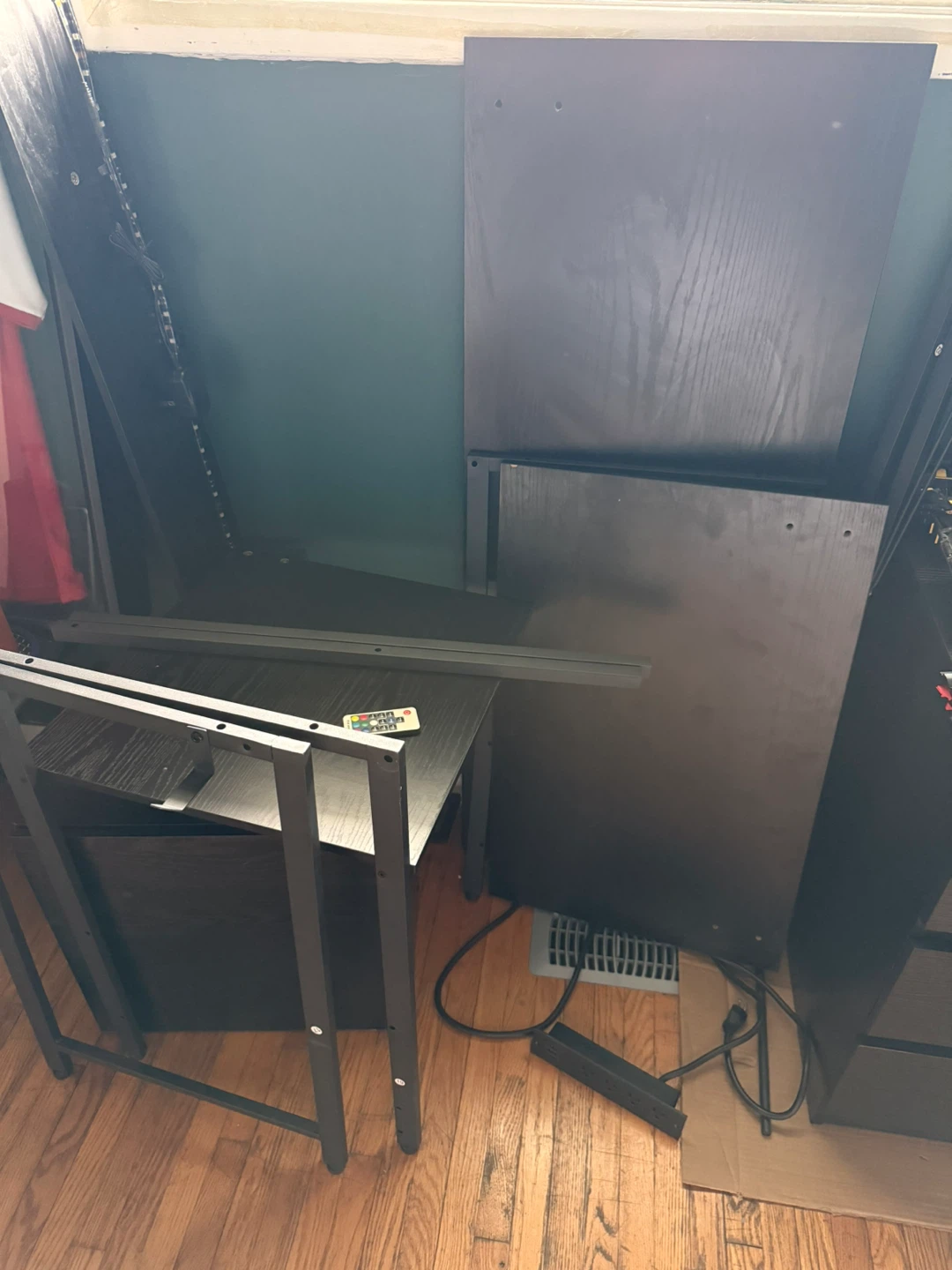 L-Shaped Gaming Desk with LED Lights - photo 4