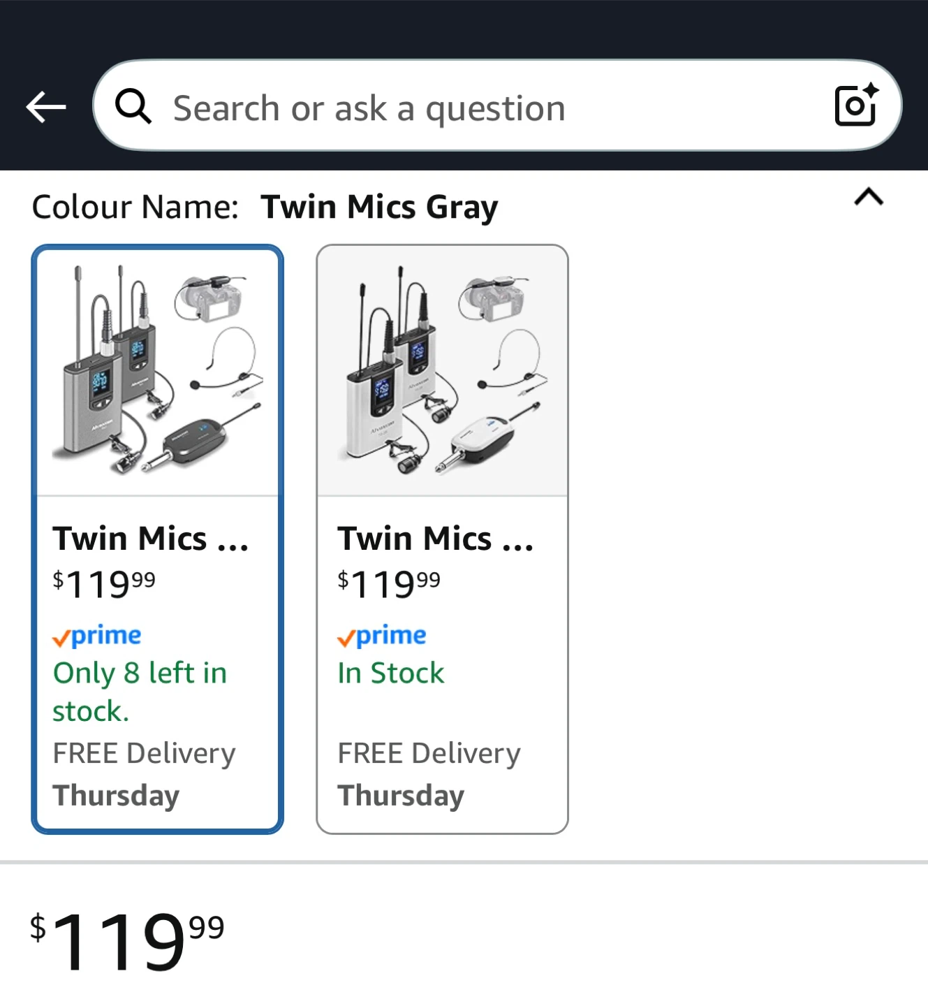 Two Lav Mic - $115 OBO - Grey - photo 3