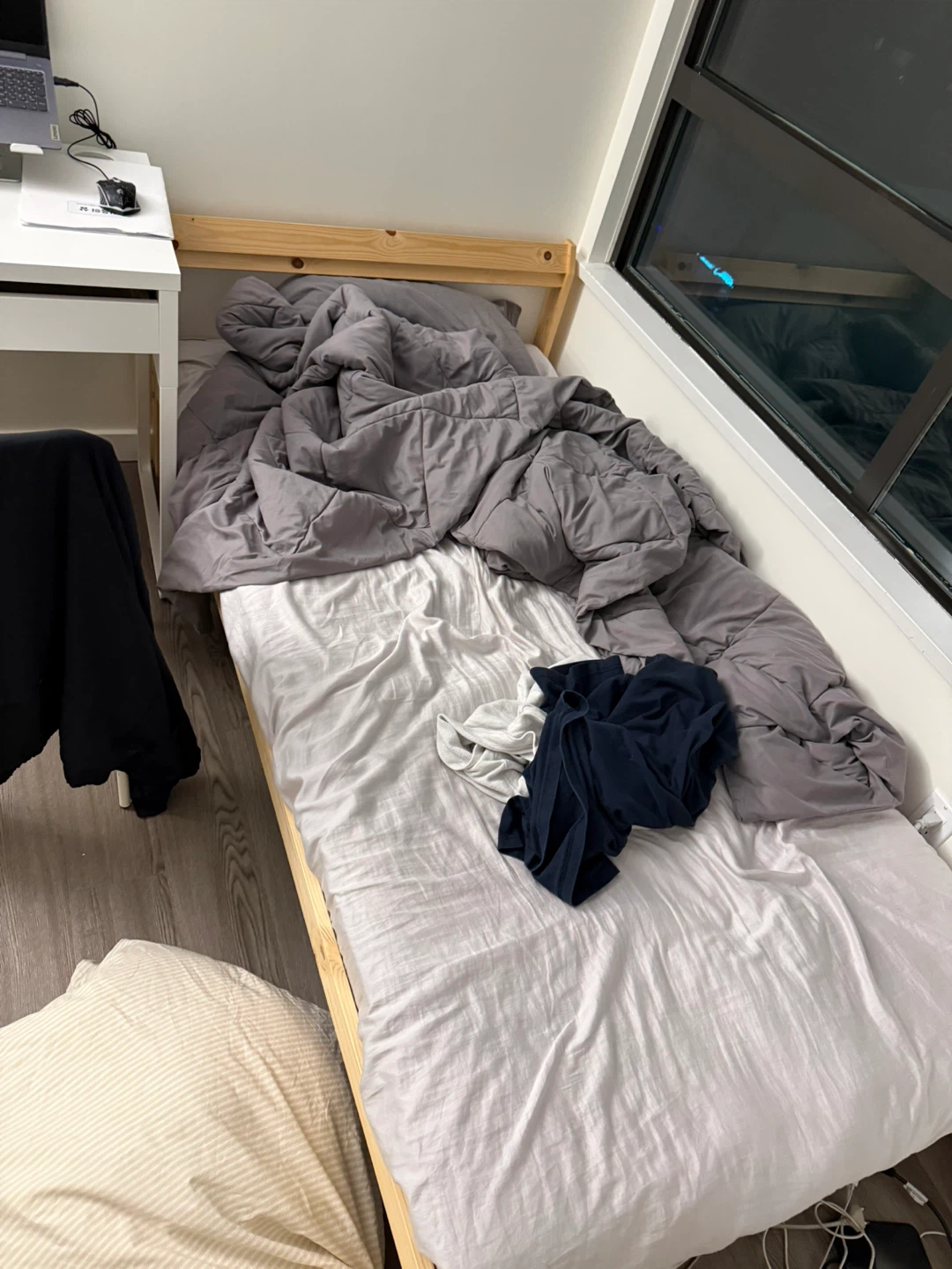 Single Size Bed Frame & 2 single size Mattress - photo 2