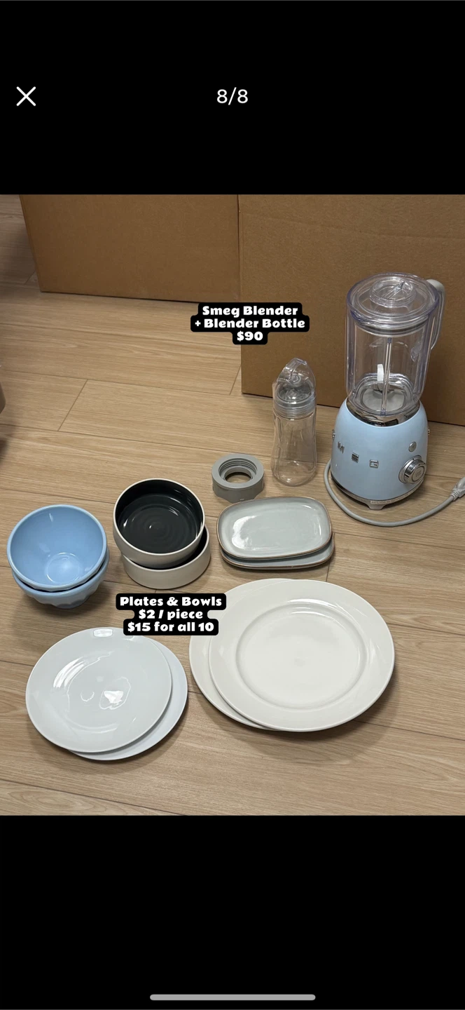 Smeg Blender + Blender Bottle