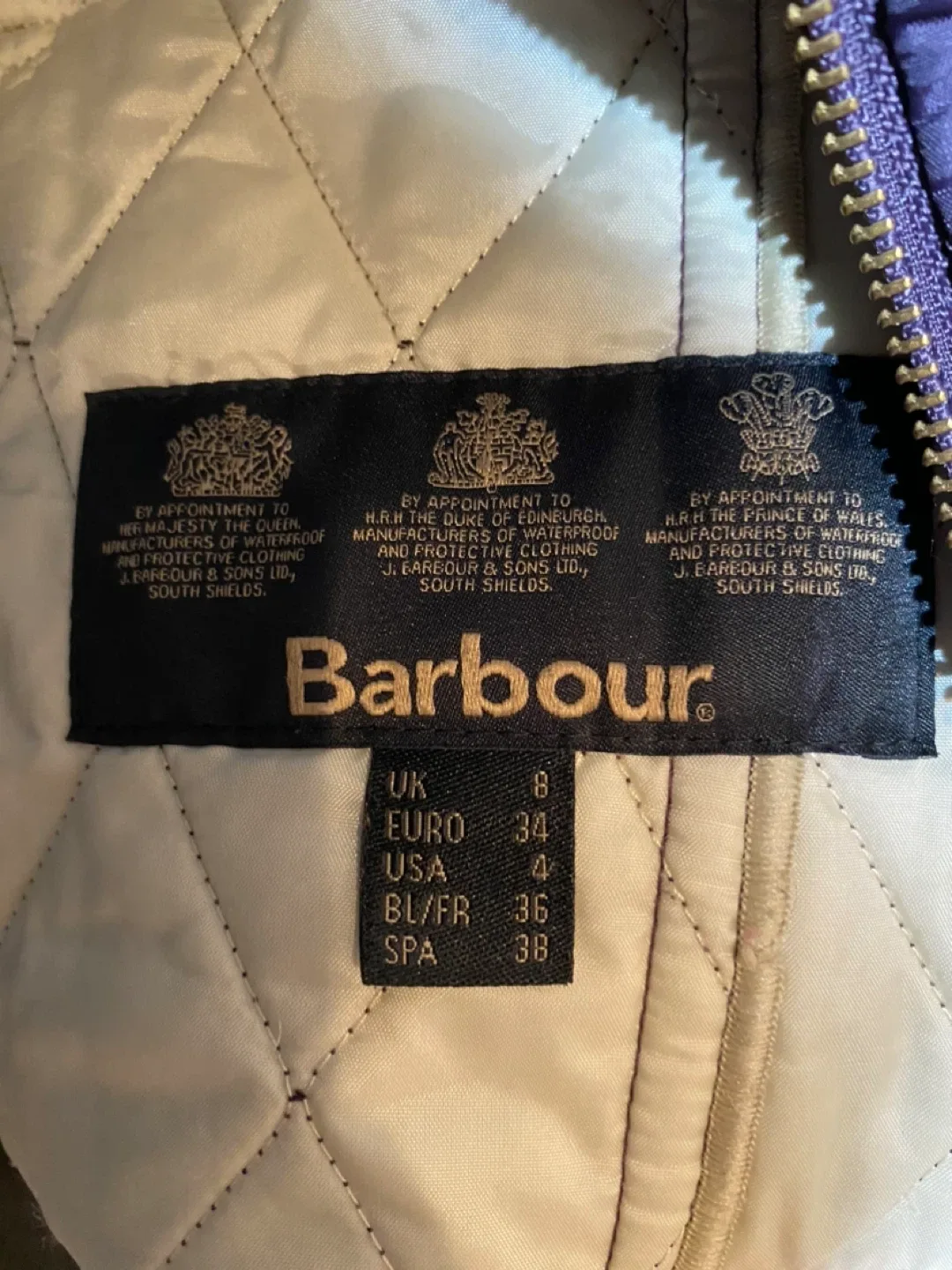 Barbour Quilted Jacket - Size 4 (USA) image indicator(2)