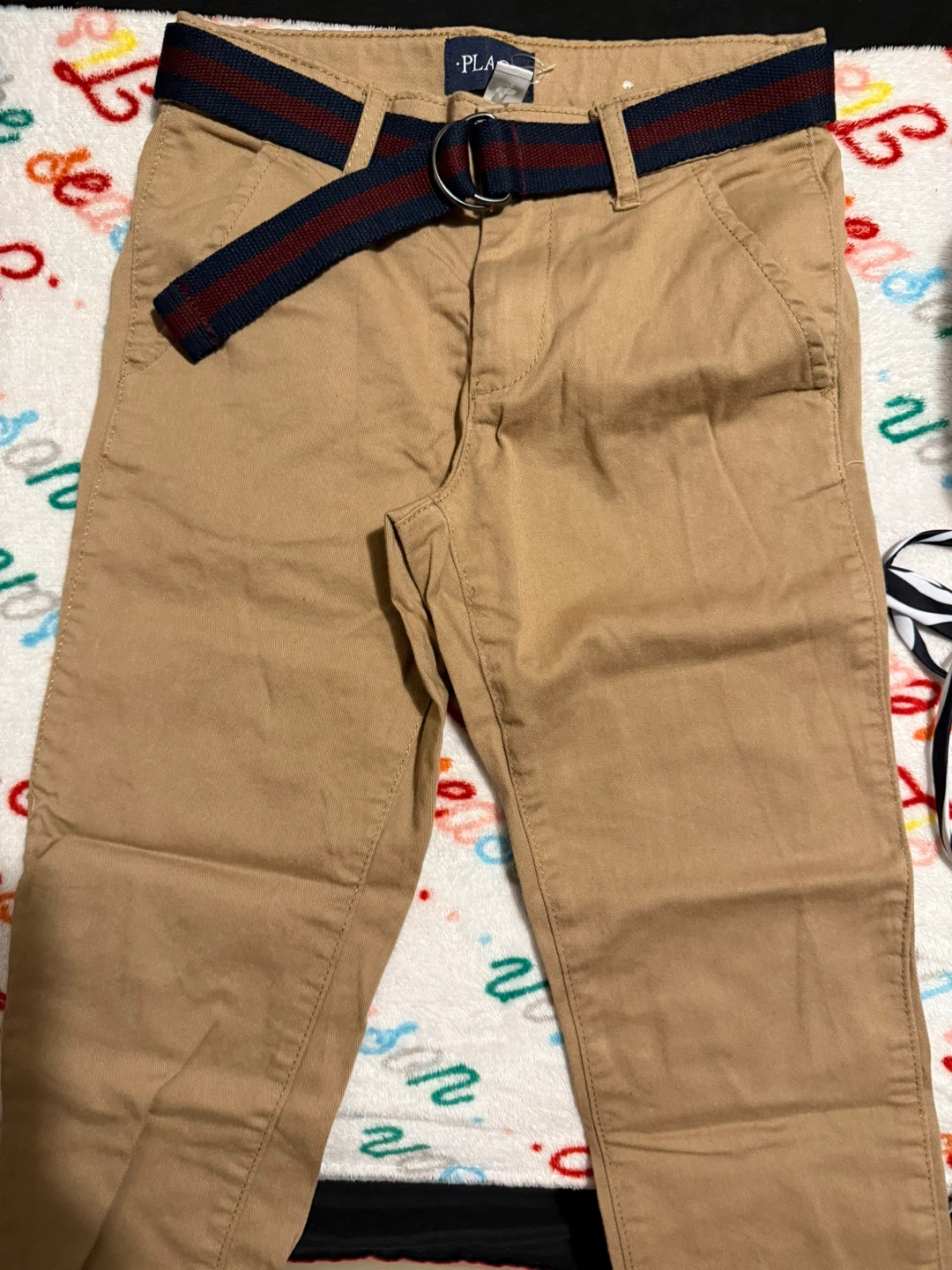 The Children's Place Khaki Pants with Belt