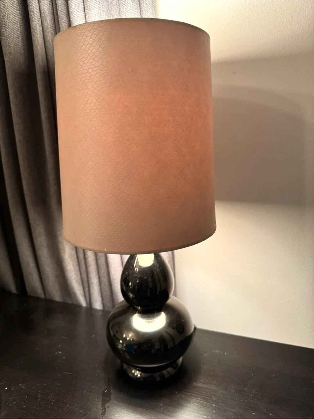 Table Lamp with cream Shade thumbnail