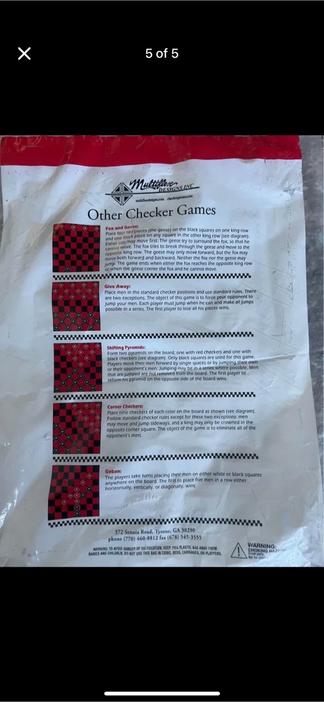 Camo Jumbo 3 in 1 Checker Rug Game image indicator(5)