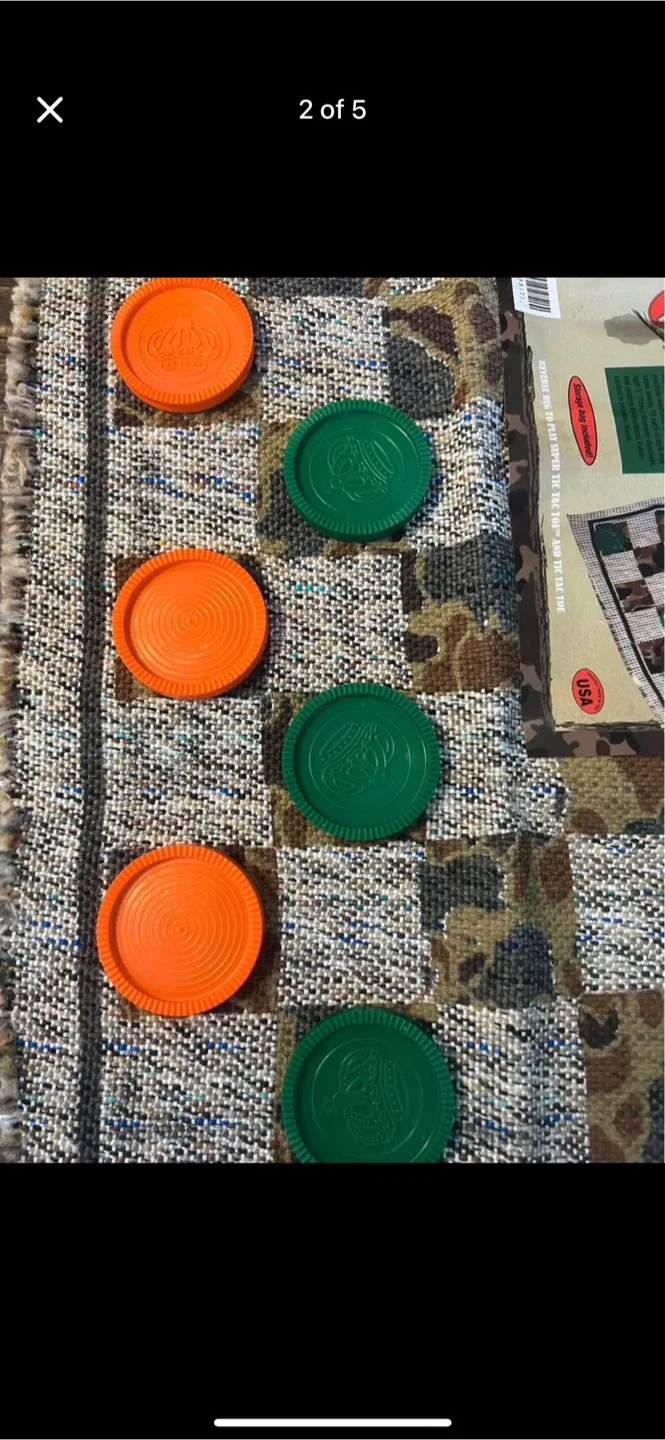 Camo Jumbo 3 in 1 Checker Rug Game image indicator(2)