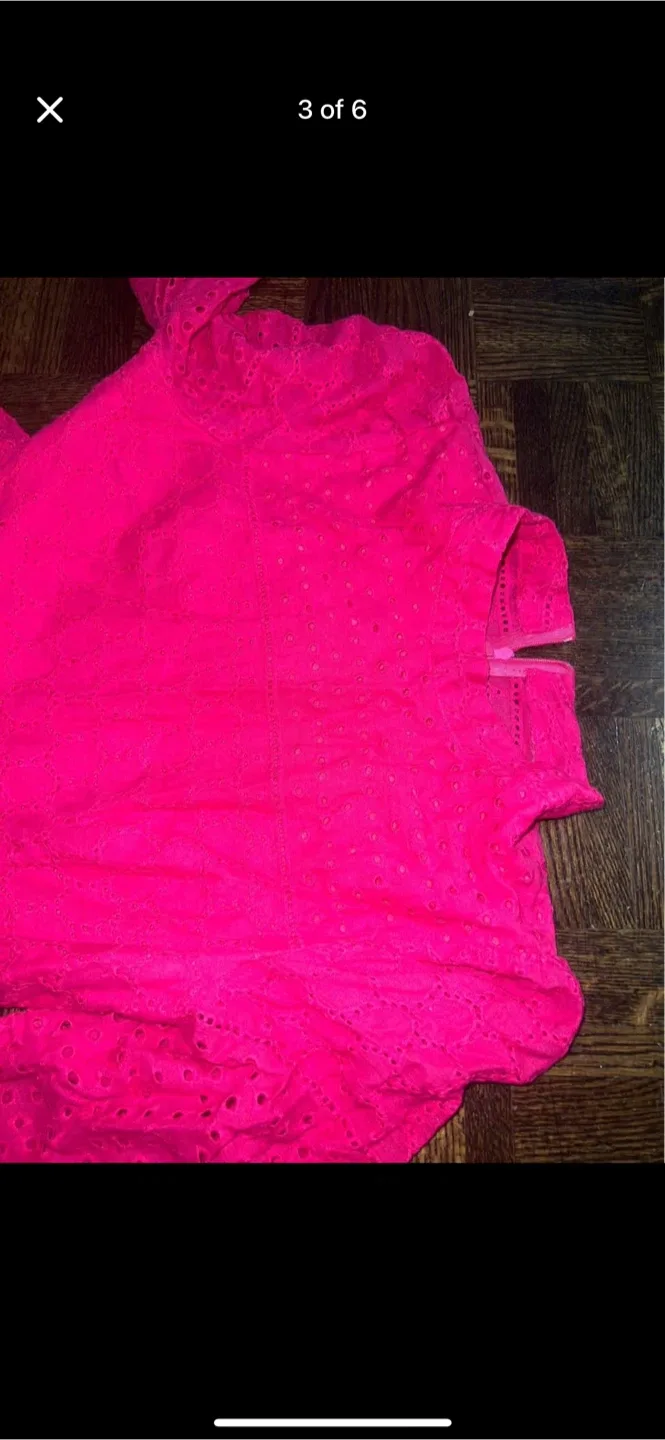 SHEIN Modely Solid Mock Neck Layered Hem Dress image indicator(3)