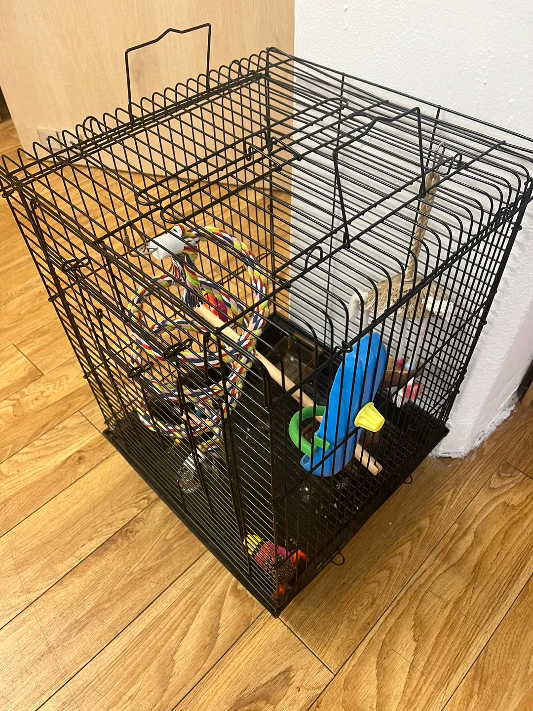 Black Bird Cage with Accessories image indicator(2)