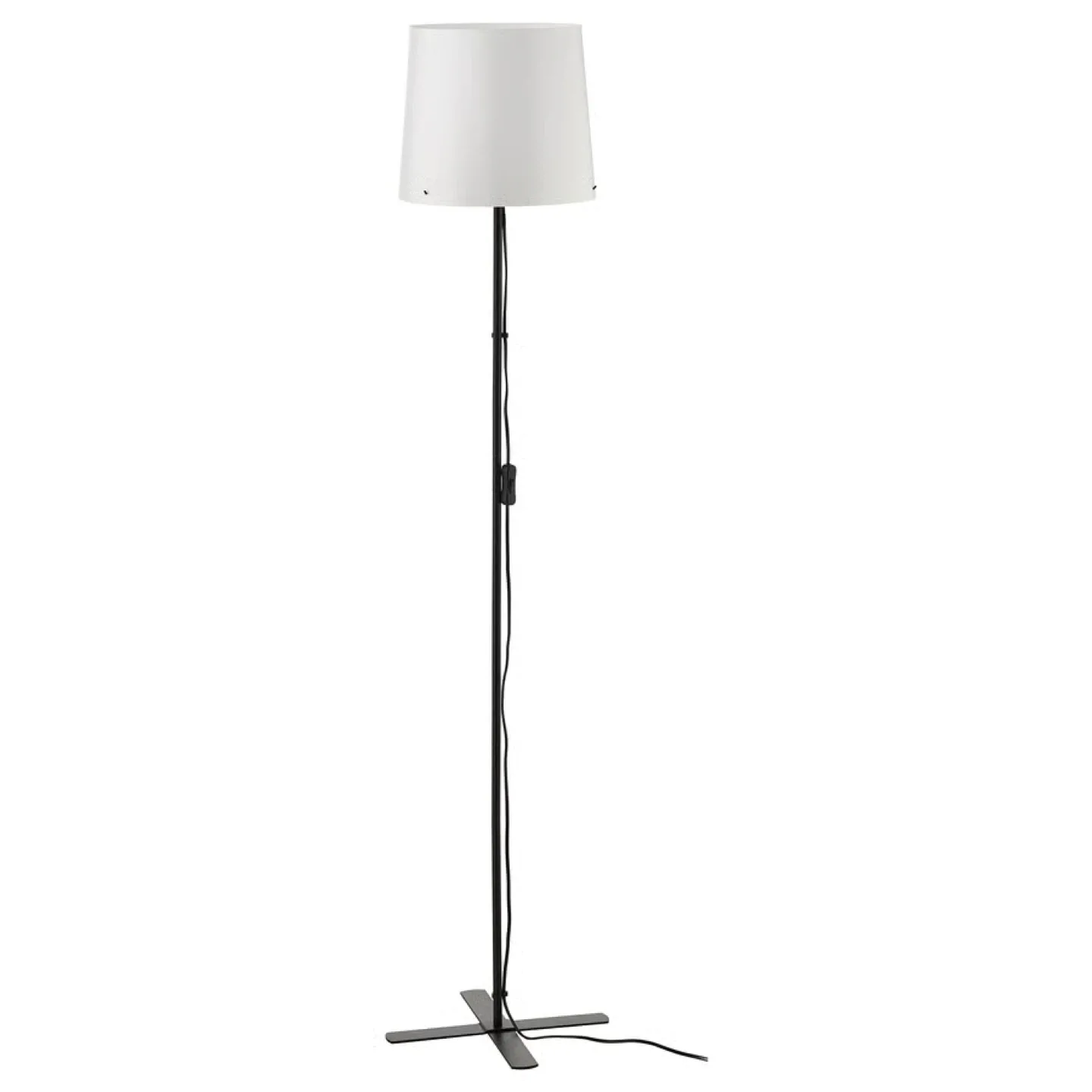 Floor lamp, black/white, 150 cm (59 ") - 2 pieces thumbnail