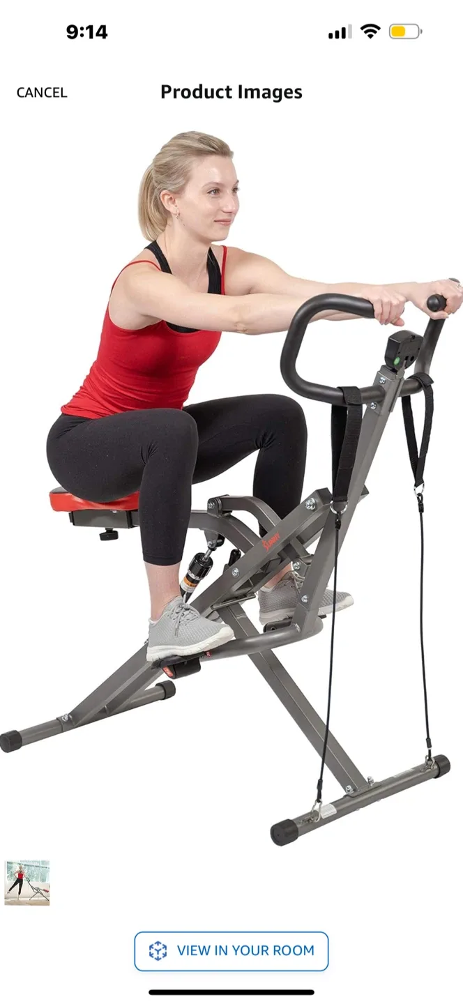 Sunny Health & Fitness Row-N-Ride PRO Squat Assist Trainer image indicator(2)