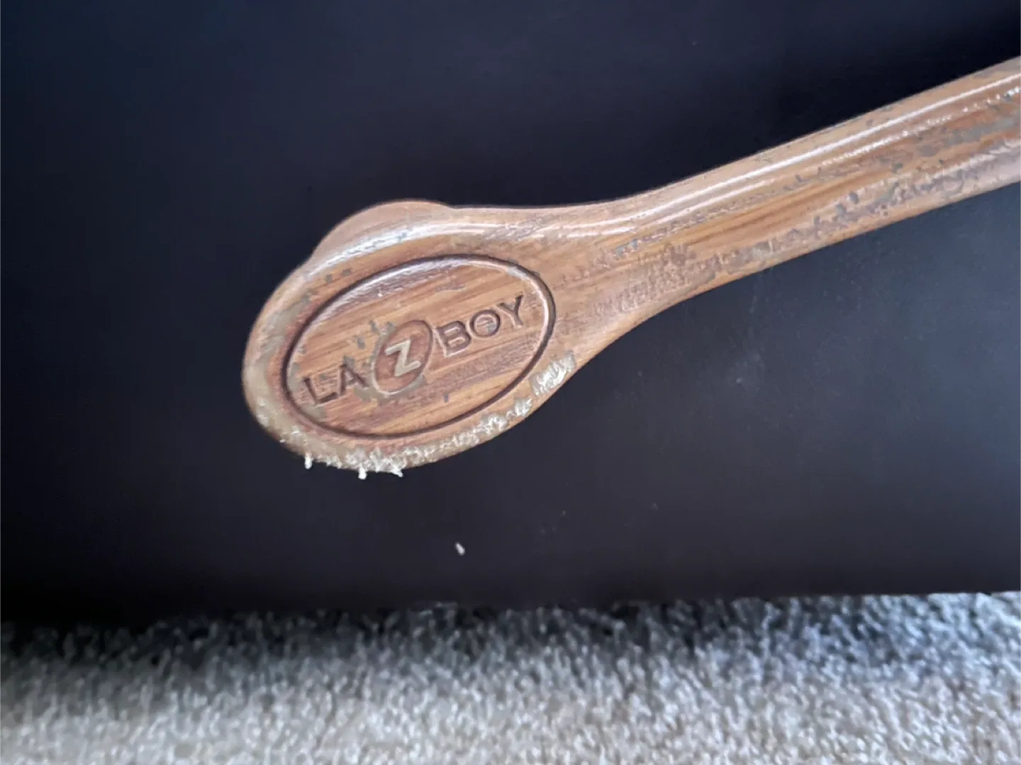 La-Z-Boy Brown Leather Reclining Loveseat image indicator(6)