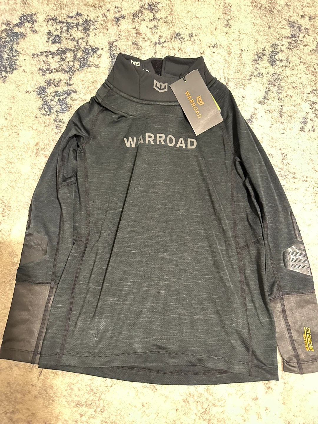 Warroad Youth Tilo Pro Stock Neck/Wrist Top - Black LRG(14)