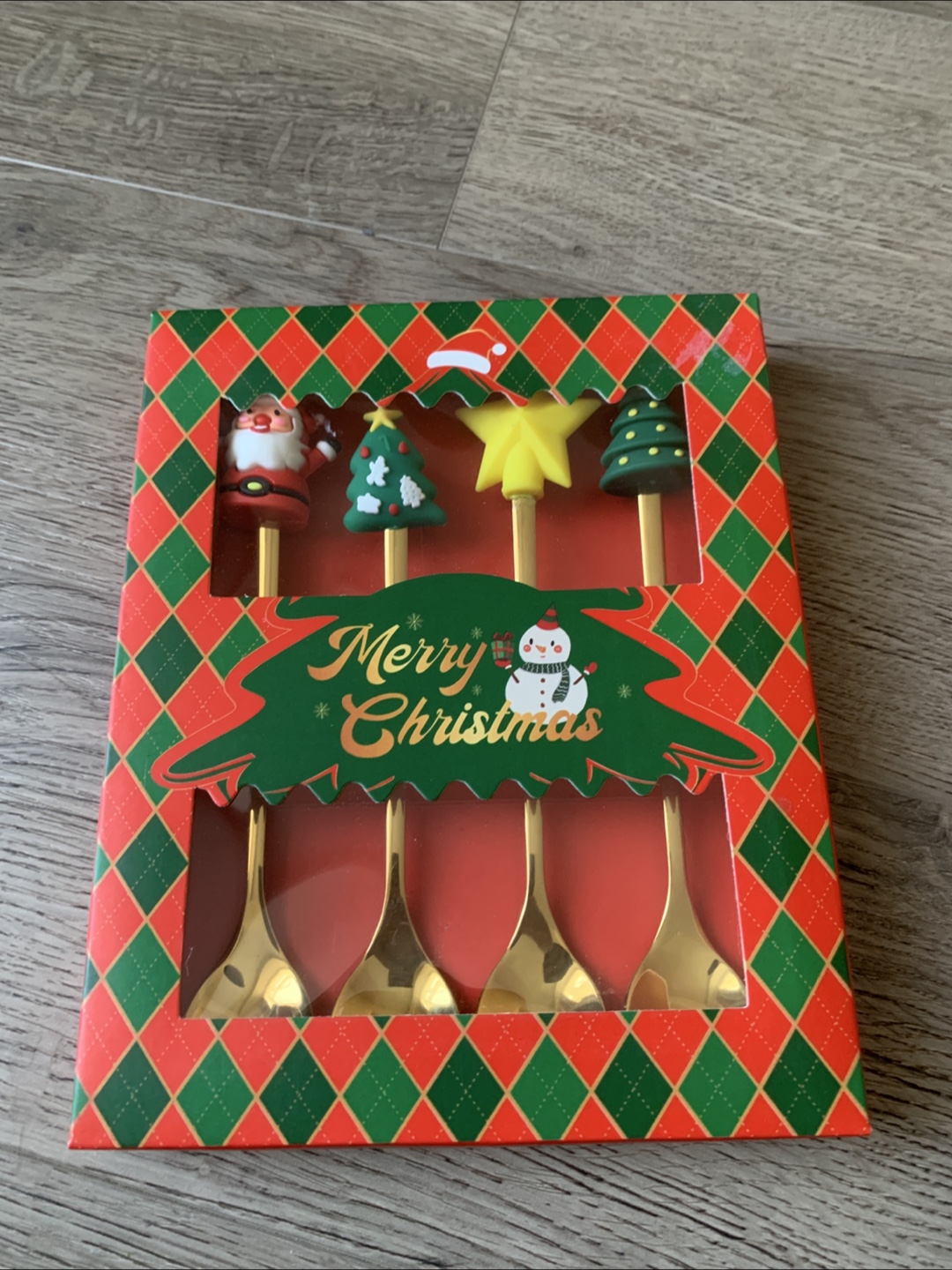 Christmas Spoons Set - New in Box