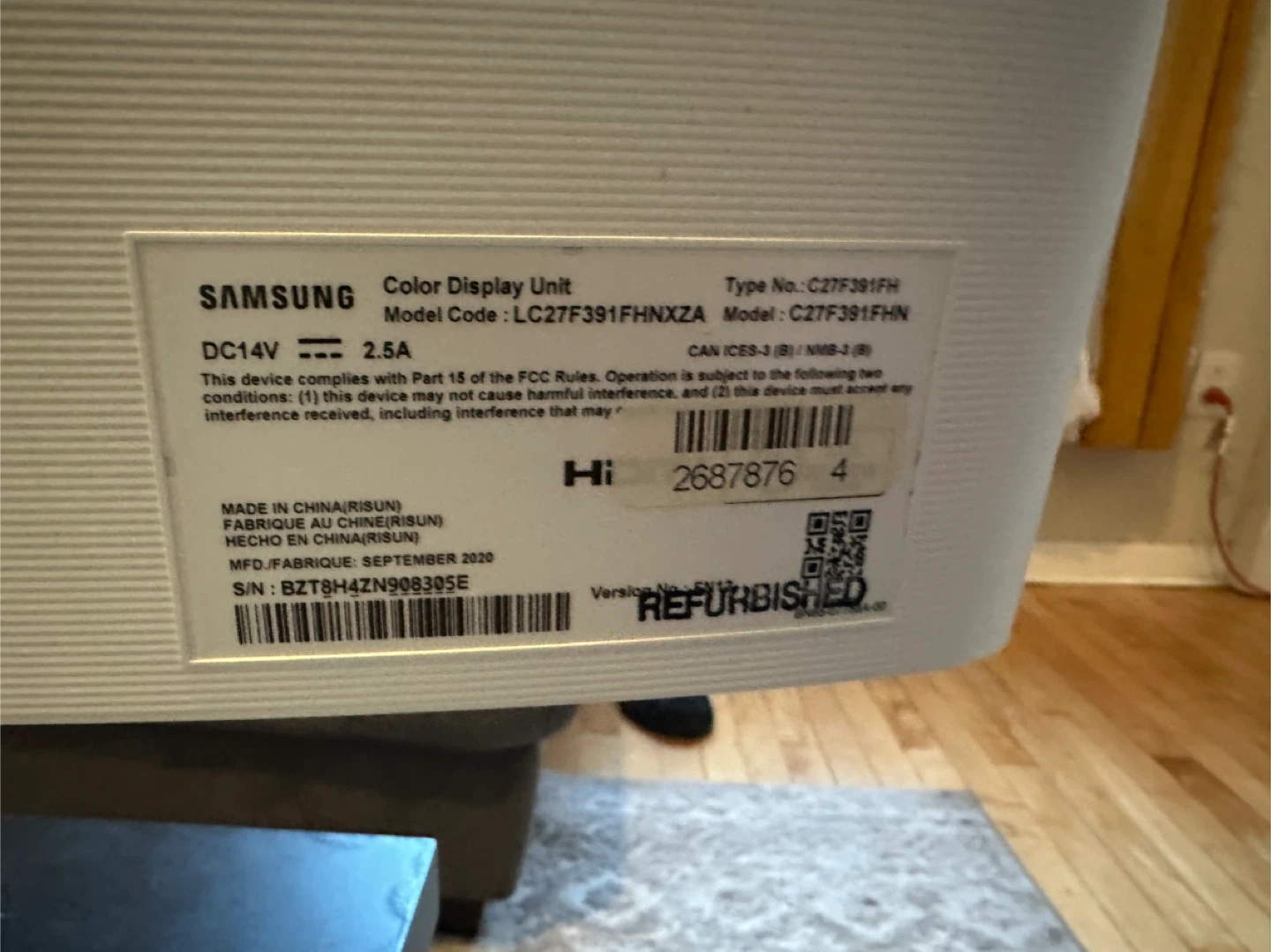 Samsung C27F391FHN 27" Curved Monitor - photo 4