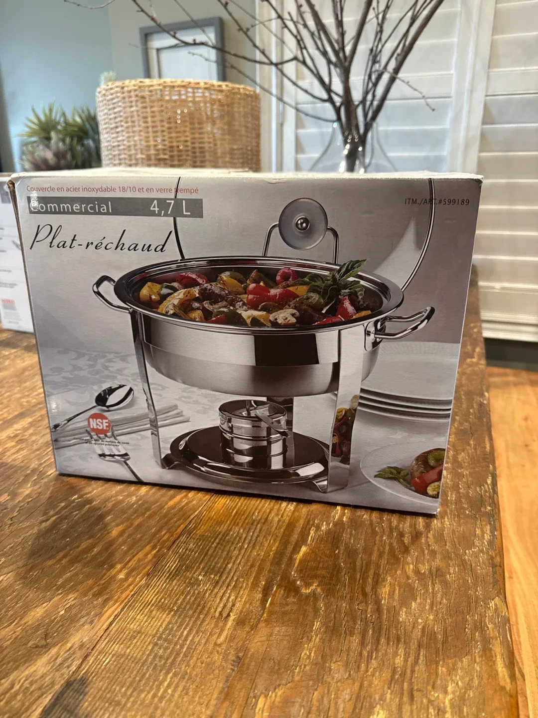 Commercial 4.7L Plat-réchaud Chafing Dish image indicator(2)