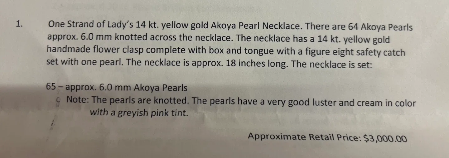 Pearl Necklace with Flower Clasp image indicator(8)