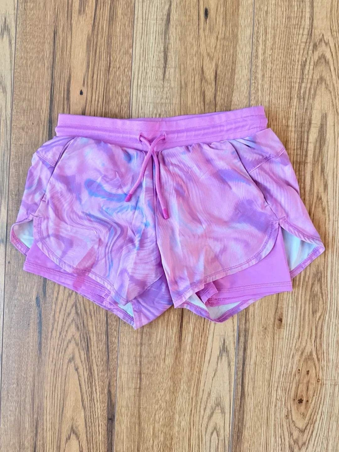 Kids - Purple Running Shorts Size 6 thumbnail
