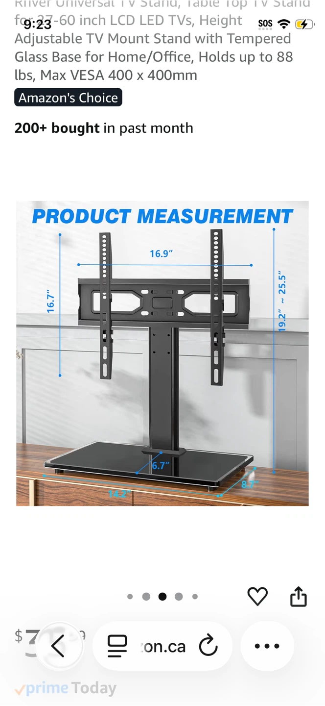 RIVER Universal TV Stand for 23-60 inch TVs