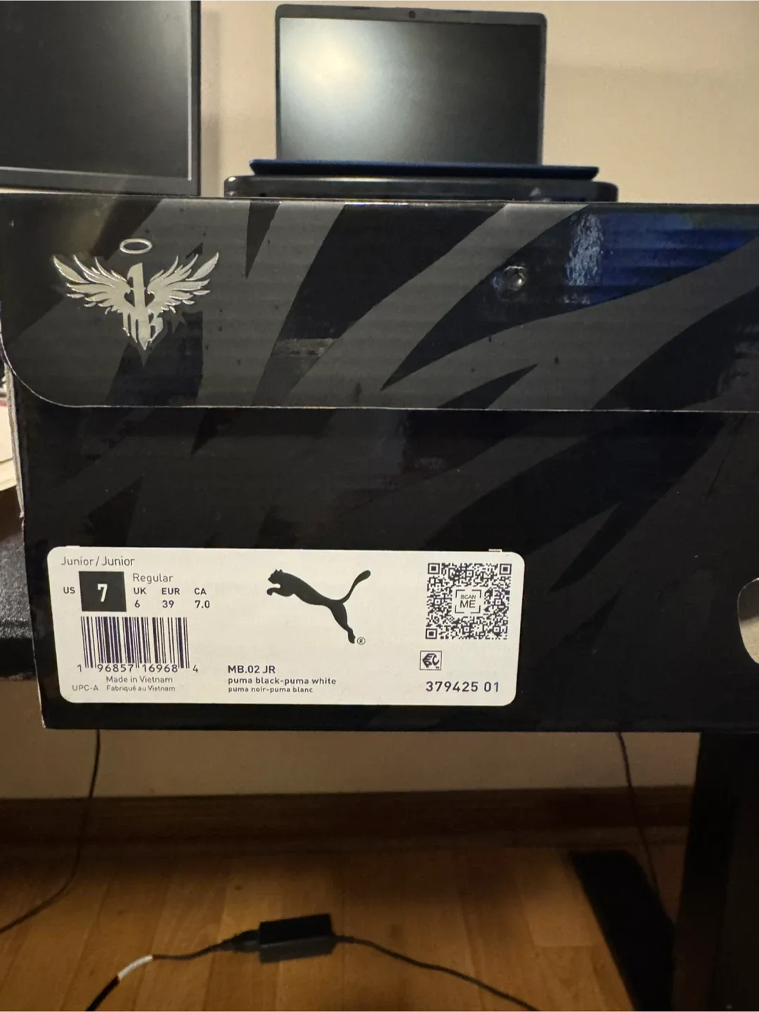 Puma MB.02 JR Black Basketball Shoes - Size 7 image indicator(4)