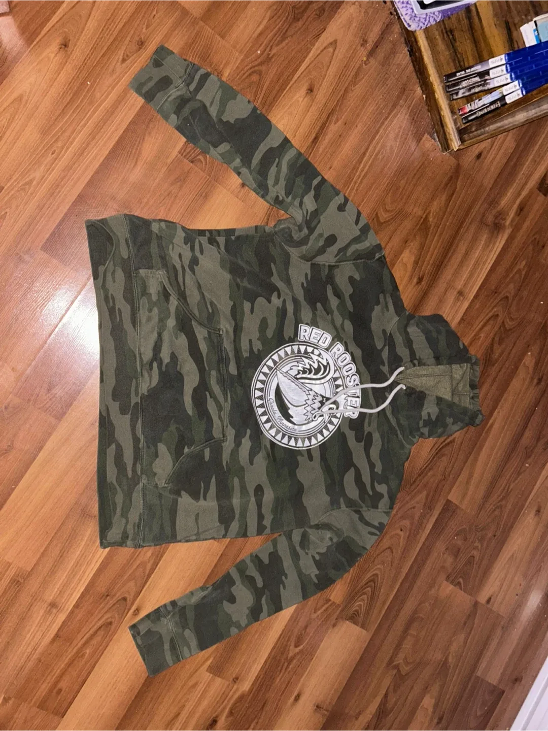 Red Rooster Camo Hoodie thumbnail