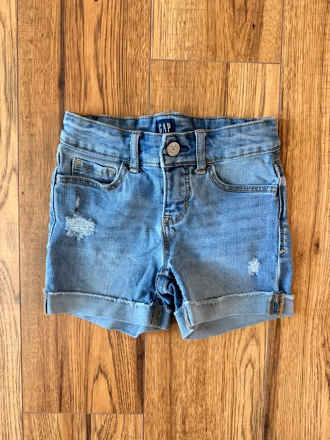 GAP Girls Denim Shorts Size 6 thumbnail