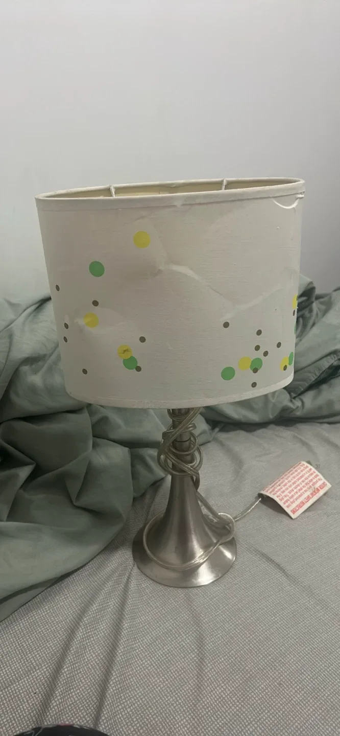 Bedside Lamp with Polka Dots thumbnail
