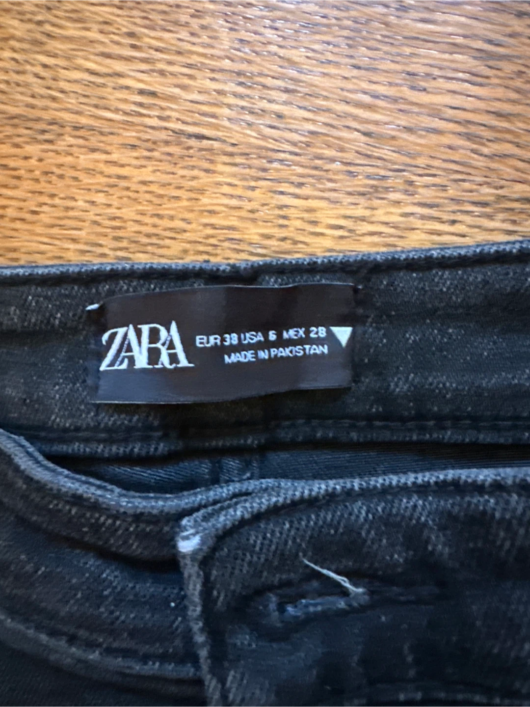 Zara Black Jeans - Size 6 - photo 2