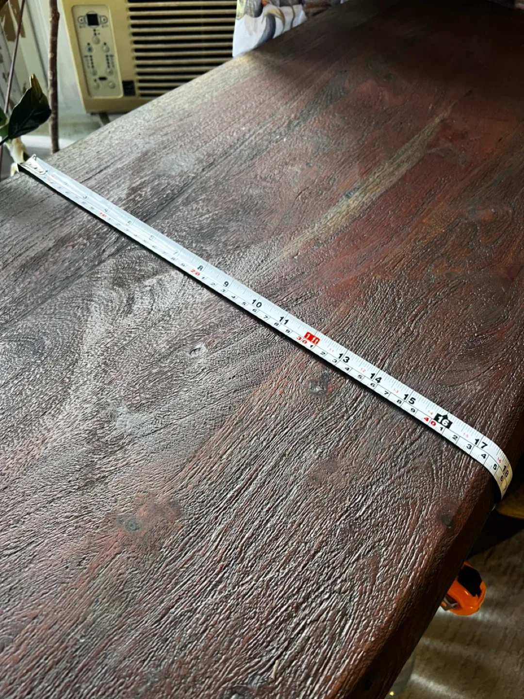 Tall Faux Wooden Table - Dark Brown image indicator(4)