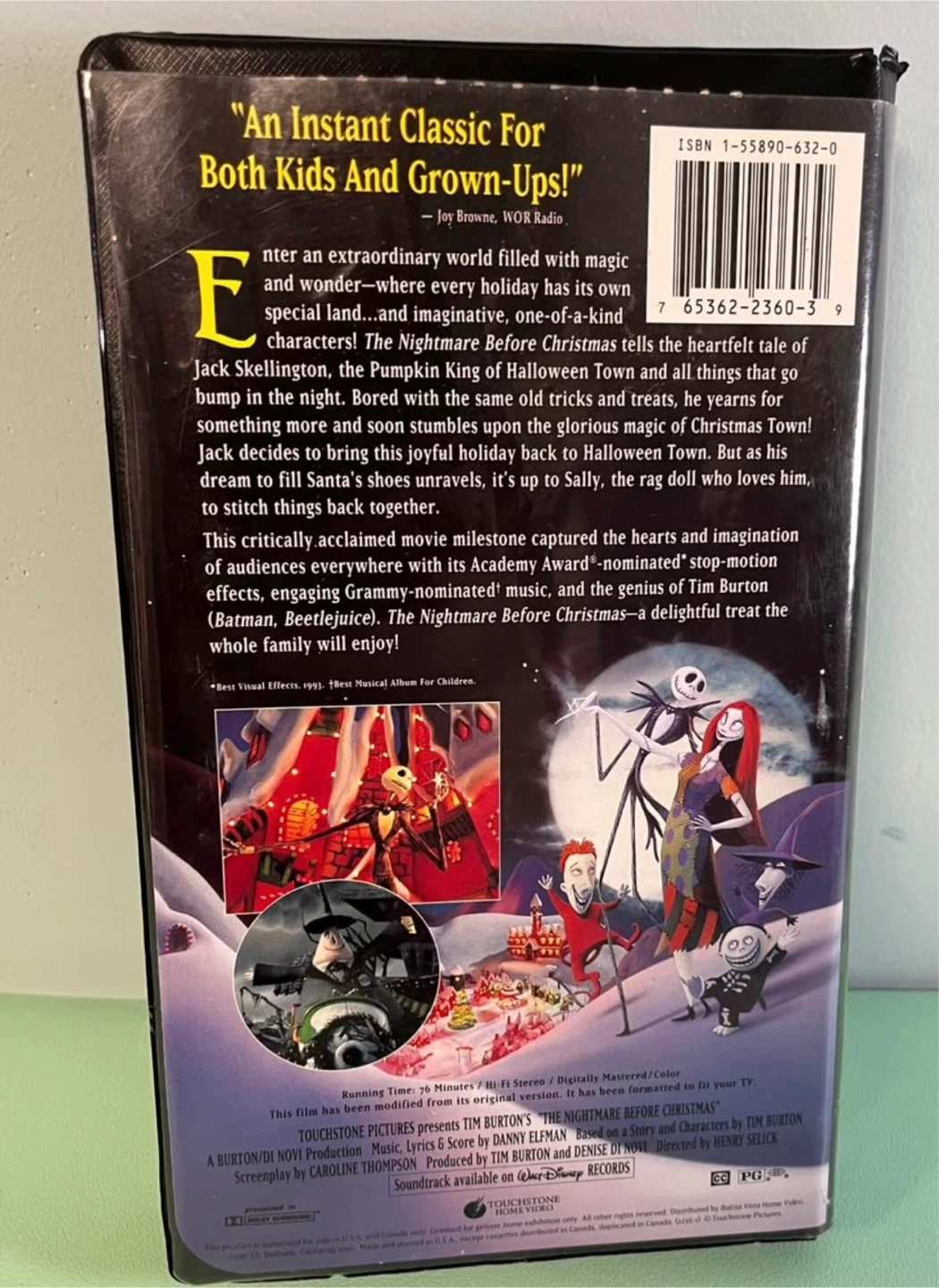Disney the Nightmare Before Christmas VHS tape - photo 2