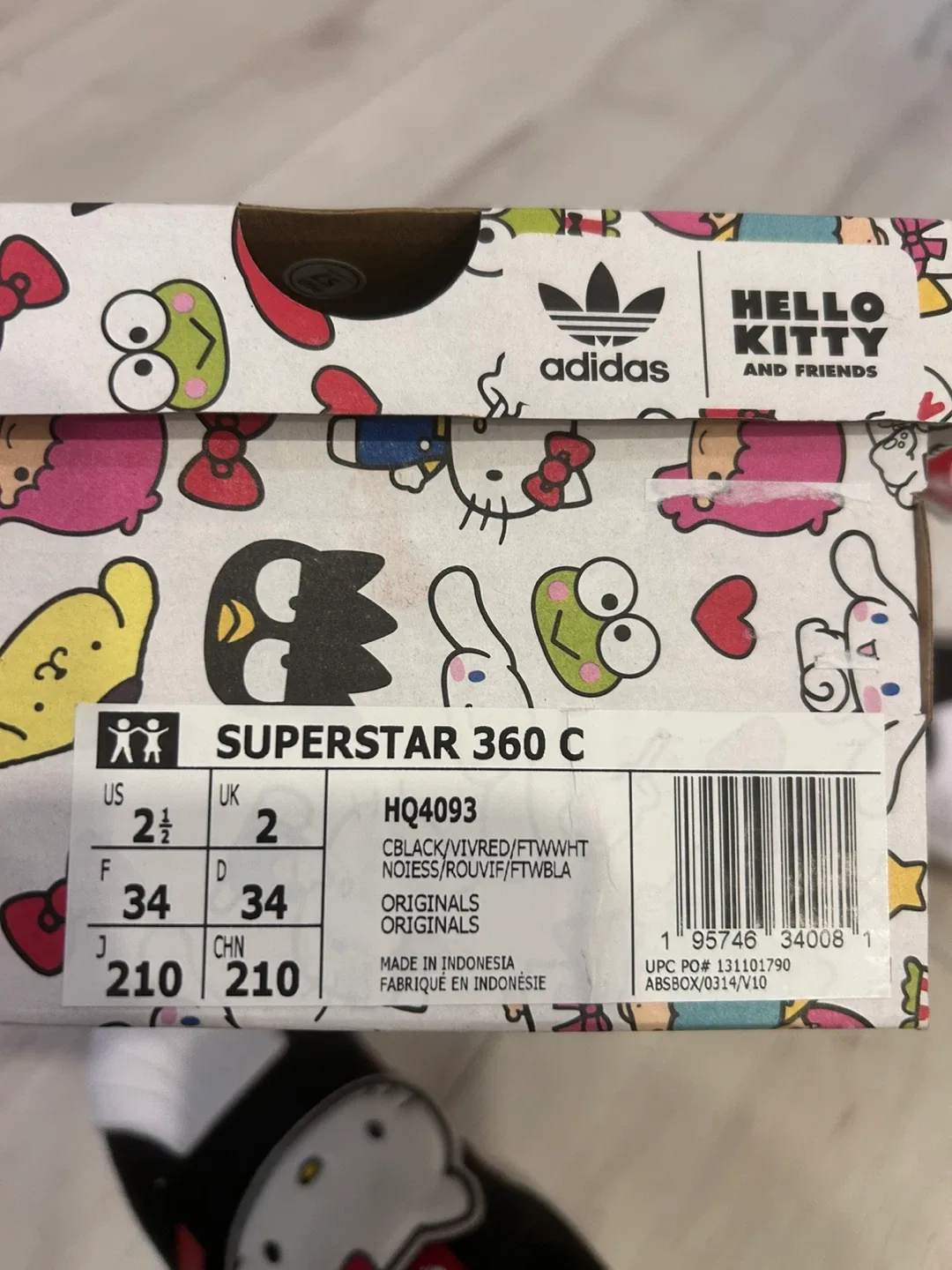 Adidas Superstar 360 C Hello Kitty US 2.5 image indicator(5)
