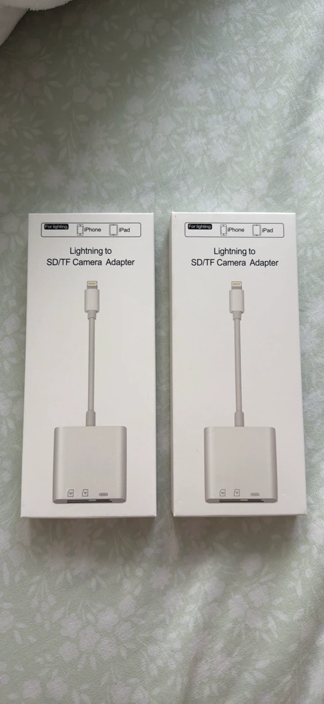 Lightning to SD/TF Card Camera Adapter - New!