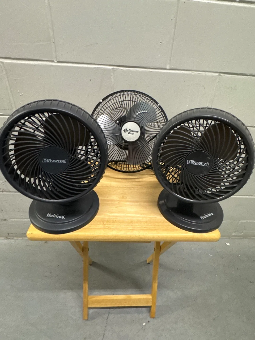 Blizzard & Holmes Tabletop Fans - Set of 3 image indicator(2)