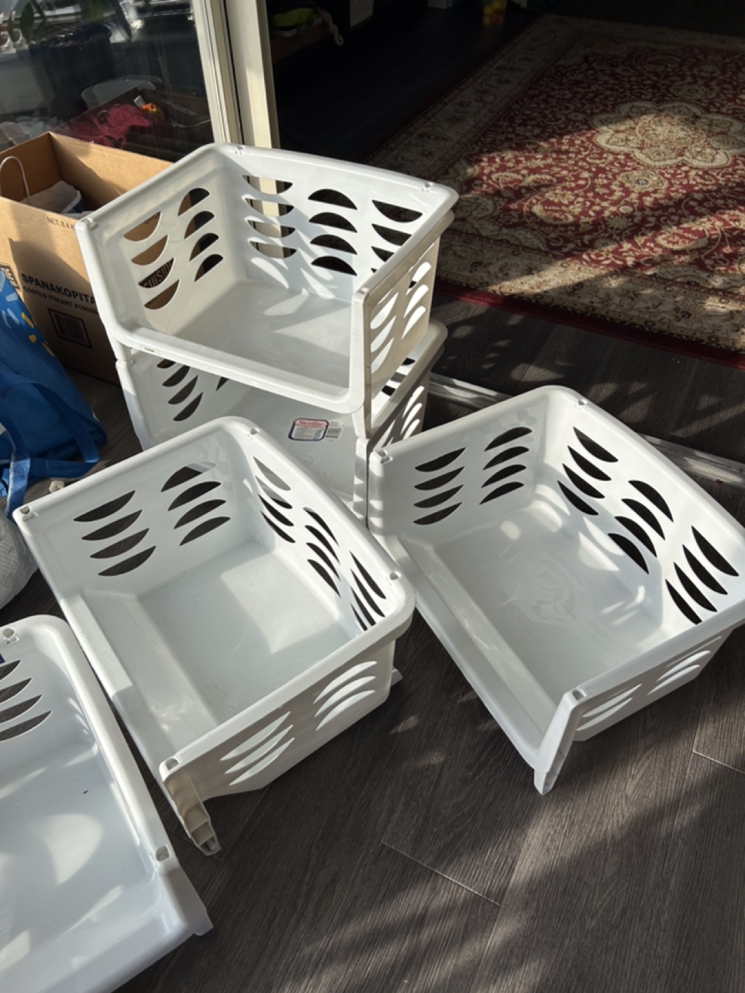 Sterilite Stackable Storage Shelves/ Baskets - photo 2