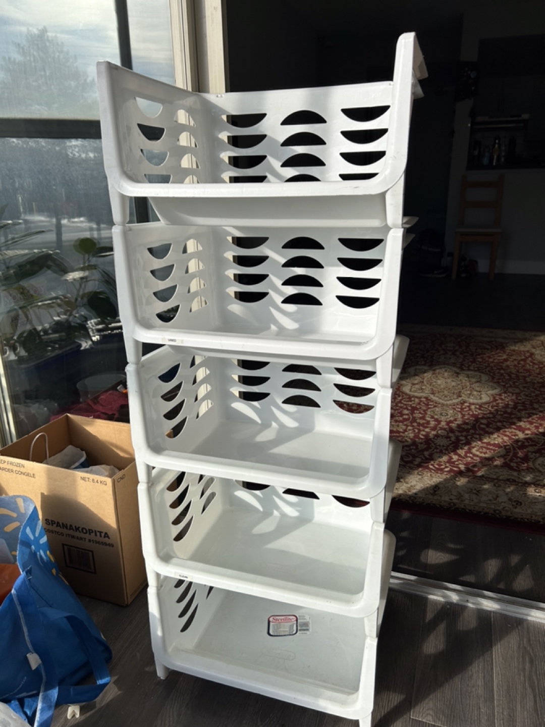 Sterilite Stackable Storage Shelves/ Baskets