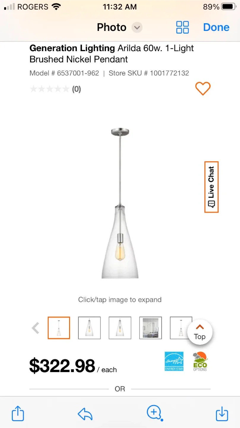 Generation Lighting Arilda Pendant Light image indicator(3)