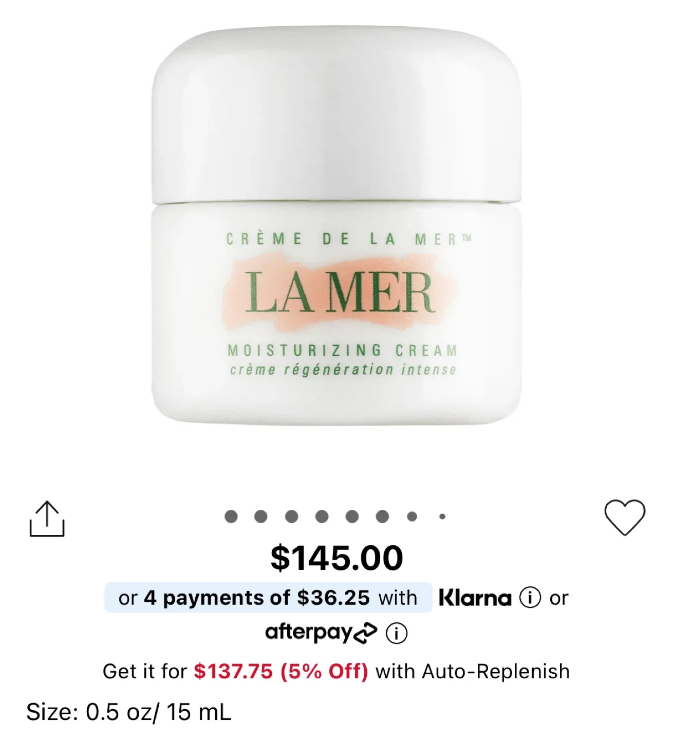 La Mer Moisturizing Cream (7ml) - New ‼️final sale ‼️ image indicator(3)