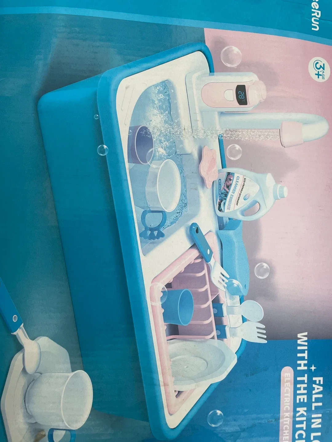 2 Kids Cutting Toy Food Set & Kitchen Sink thumbnail