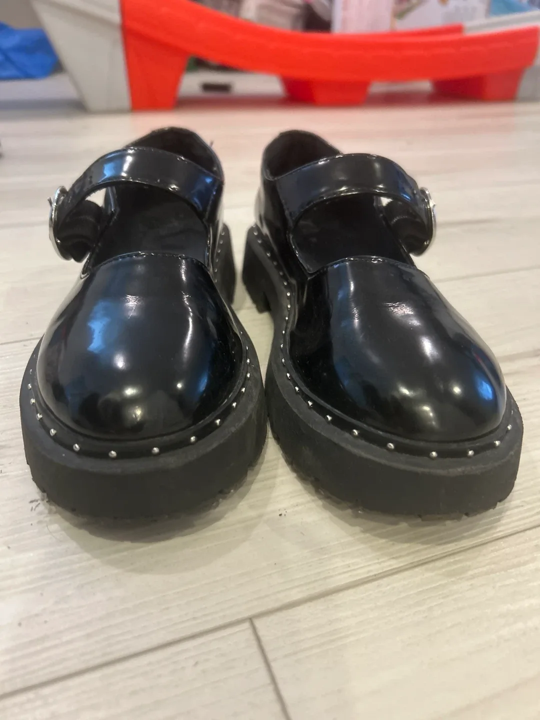 Zara Black Mary Jane Shoes - Size 34 (Kids) image indicator(3)