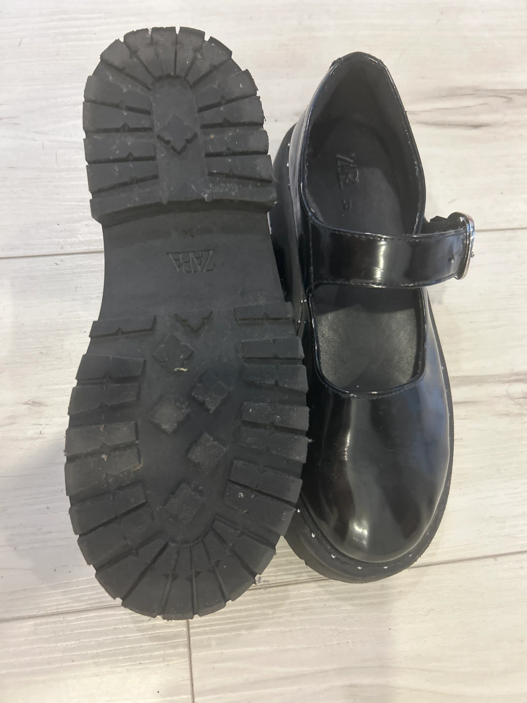 Zara Black Mary Jane Shoes - Size 34 (Kids) - photo 4