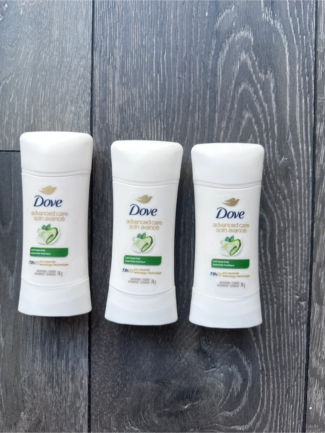 3-Pack NEW Unused/Unopened Dove Advanced Care Deodorant thumbnail
