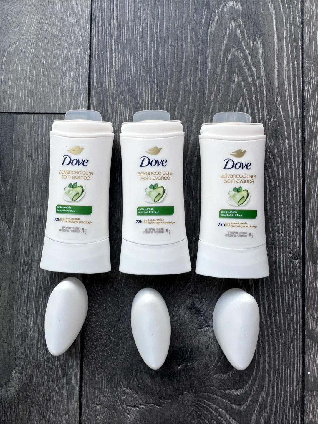 3-Pack NEW Unused/Unopened Dove Advanced Care Deodorant image indicator(3)