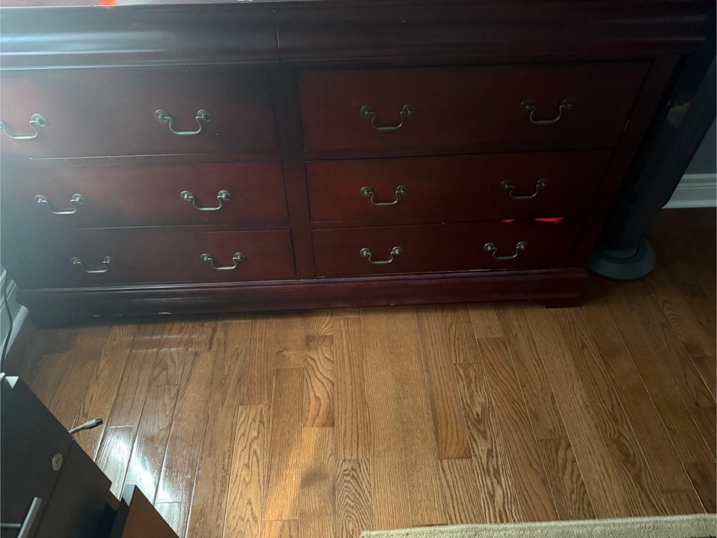 Wooden 6-Drawer Dresser . It’s very solid for your room - photo 5